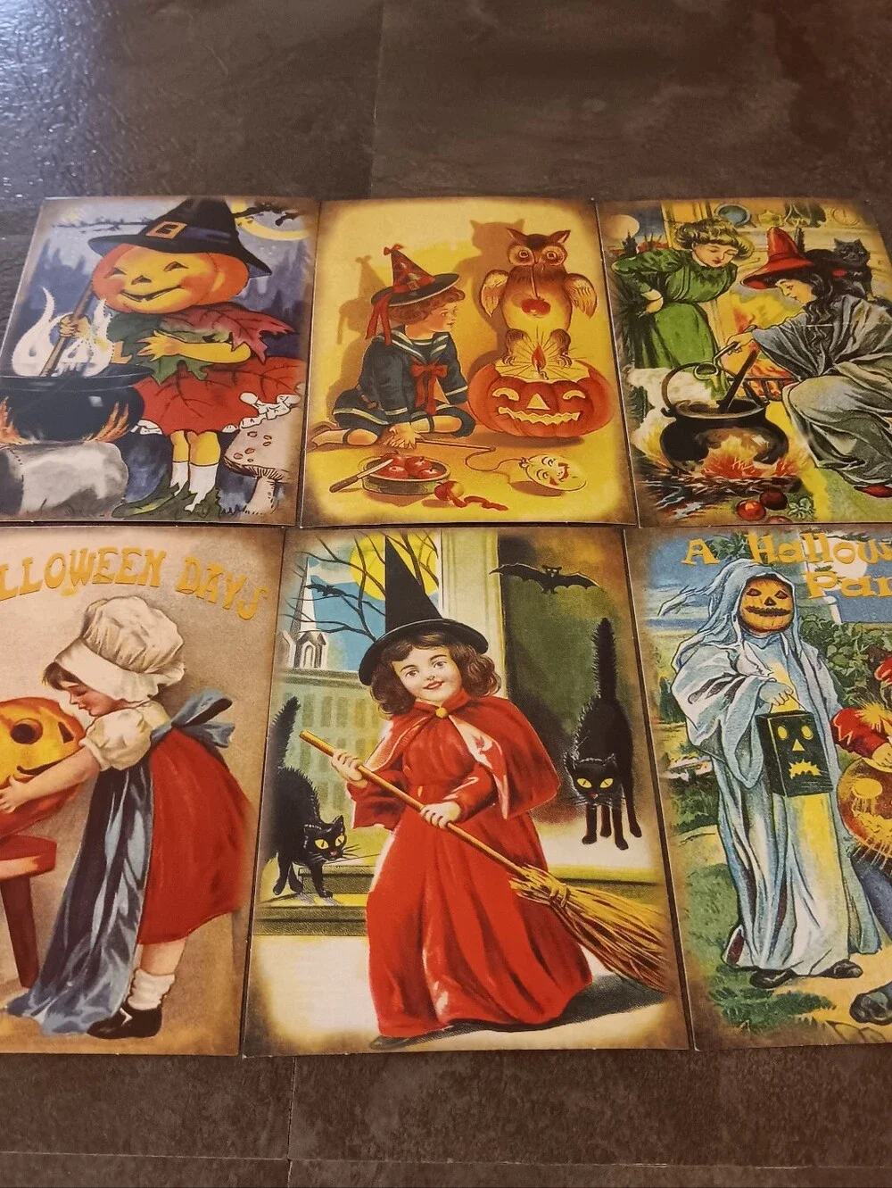 N/A halloween postcard